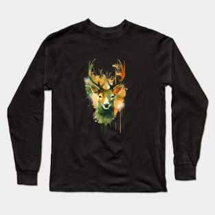 Surreal Deer Long Sleeve T-Shirt